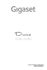 Gigaset Dune CL540A Manual De Instrucciones