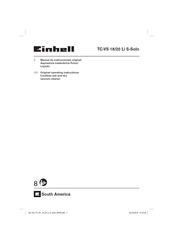 EINHELL TC-VS 18/20 Li S-Solo Manual De Instrucciones Original