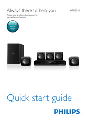Philips HTD3510 Guia De Inicio Rapido
