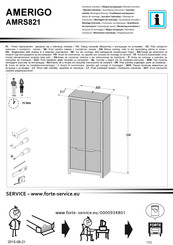 Forte AMERIGO AMRS821 Instrucciones De Montaje