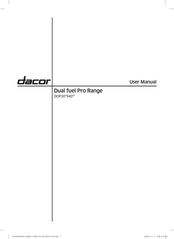 Dacor DOP30T940DS/DA Manual Del Usuario