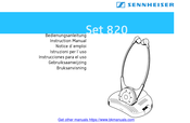 Sennheiser Set 820 Instrucciones Para El Uso