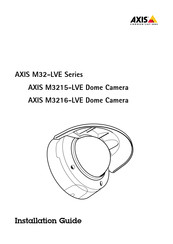 Axis Communications M3215-LVE Manual Del Usuario