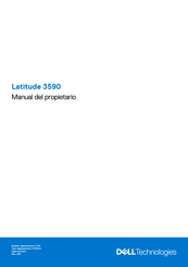 Dell Latitude 3590 Manual Del Propietário