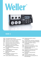 Weller WXR3002N Traducción Del Manual Original