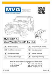 MVG 0851 A Instrucciones De Montaje