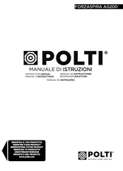 POLTI FORZASPIRA AG200 Manual De Instrucciones