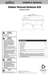 MR. BAR-B-Q CBT1927L Manual Del Usuario