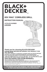 Black and Decker LdX220 Manual De Instrucciones