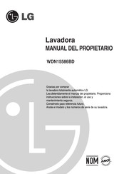 LG WDN15586BD Manual Del Propietário