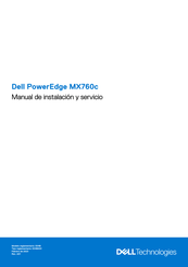 Dell PowerEdge MX760c Manual De Instalación Y Servicio