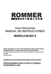 ROMMER M-823 S Manual De Instrucciones