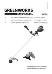 GreenWorks Commercial 82TB20 Manual Del Operador