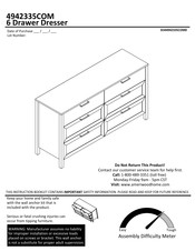 Dorel Home Products 4942335COM Instrucciones De Montaje