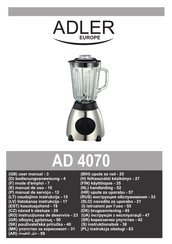 Adler europe AD 4070 Manual De Uso