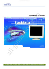 Samsung SyncMaster 551s Manual Del Usuario