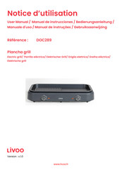 Livoo DOC289 Manual De Instrucciones