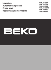 Beko WML 15126 P Manual