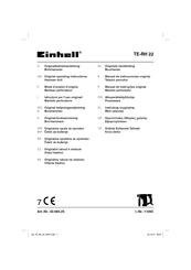 EINHELL TE-RH 22 Manual De Instrucciones Original
