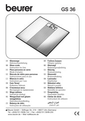 Beurer 743.05 Instrucciones Para El Uso