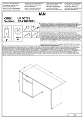 Forma Ideale JAN UP 00791 Instrucciones De Montaje