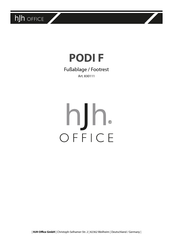 hjh OFFICE PODI F 830111 Instrucciones De Montaje