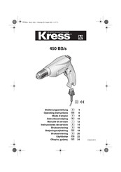 KRESS 450 BS/s Instrucciones De Servicio