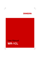 Sangean WR-1CL Manual Del Usuario