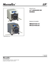 Masterflex I/P MFLX77420-10 Manual De Uso