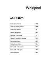 Whirlpool ADN 248FS Manual De Instrucciones