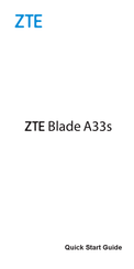 Zte Blade A33s Guia De Inicio Rapido