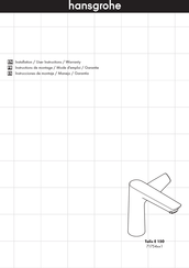 Hansgrohe Talis E 150 71754821 Instrucciones De Montaje / Manejo / Garantía