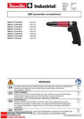 Desoutter SBP022-T1600-R4Q Manual Del Usuario