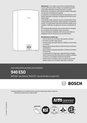 Bosch 940 ESO Manual De Instrucciones