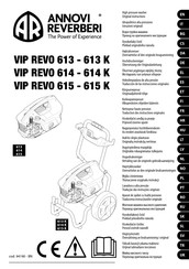 Annovi Reverberi VIP REVO 614 Traducción De Las Instrucciones Originales