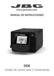 jbc DDE-2C Manual De Instrucciones