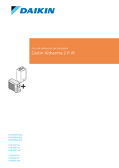 Daikin Altherma 3 RF+W EHBH08E 6V Serie Guía De Referencia Del Instalador