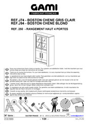 Gami BOSTON J74 250 Instrucciones De Montaje