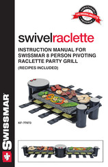 Swissmar swivelraclette KF-77073 Instructivo