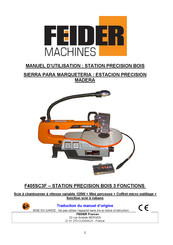 FEIDER Machines F405SC3F Manual Del Usuario