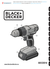 Black+Decker BDCDD18 Manual De Instrucciones