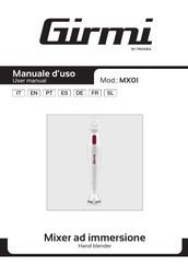 TREVIDEA Girmi MX01 Manual De Usuario