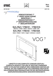 Urmet VOG 7 1760/33A Manual De Uso