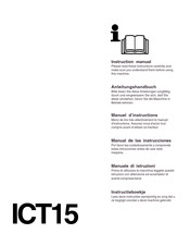 Jonsered ICT15 Manual De Las Instrucciones