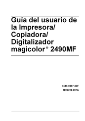 Konica Minolta magicolor 2490MF Guia Del Usuario