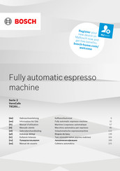 Bosch VeroCafe TIE201 Serie Manual De Usuario