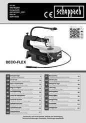 Scheppach deco-flex Traduccion Del Manual De Instrucciones Originale