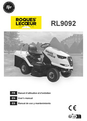 ROQUES LECOEUR RL9092 Manual De Uso Y Mantenimiento