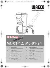 Waeco Mobitherm MC-01-24 Instrucciones De Montaje Y De Uso