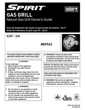 Weber Spirit E-320 Guia Del Propietario